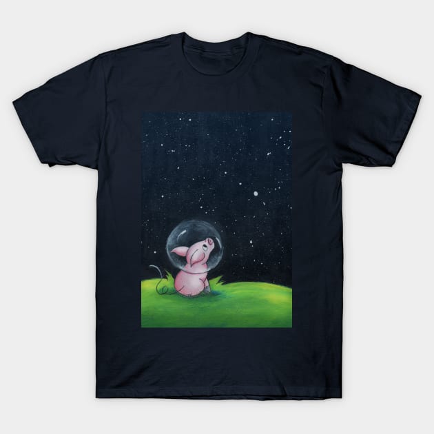 Dreams of Spaceflight T-Shirt by KristenOKeefeArt